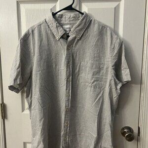 Sonoma gray short sleeve men’s shirt with left‎ front pocket XL